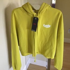 Cropped Levi pullover hoodie